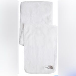 The North Face White Fleece Scarf